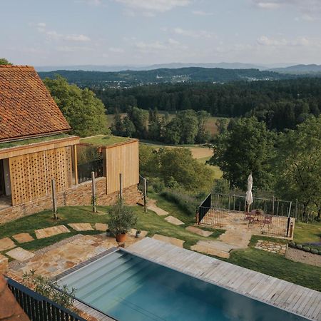 Am Wildbachberg - Luxus Ferienhaeuser Mit Infinitypool, Privatsauna Und Weinkeller Deutschlandsbergi járás Kültér fotó