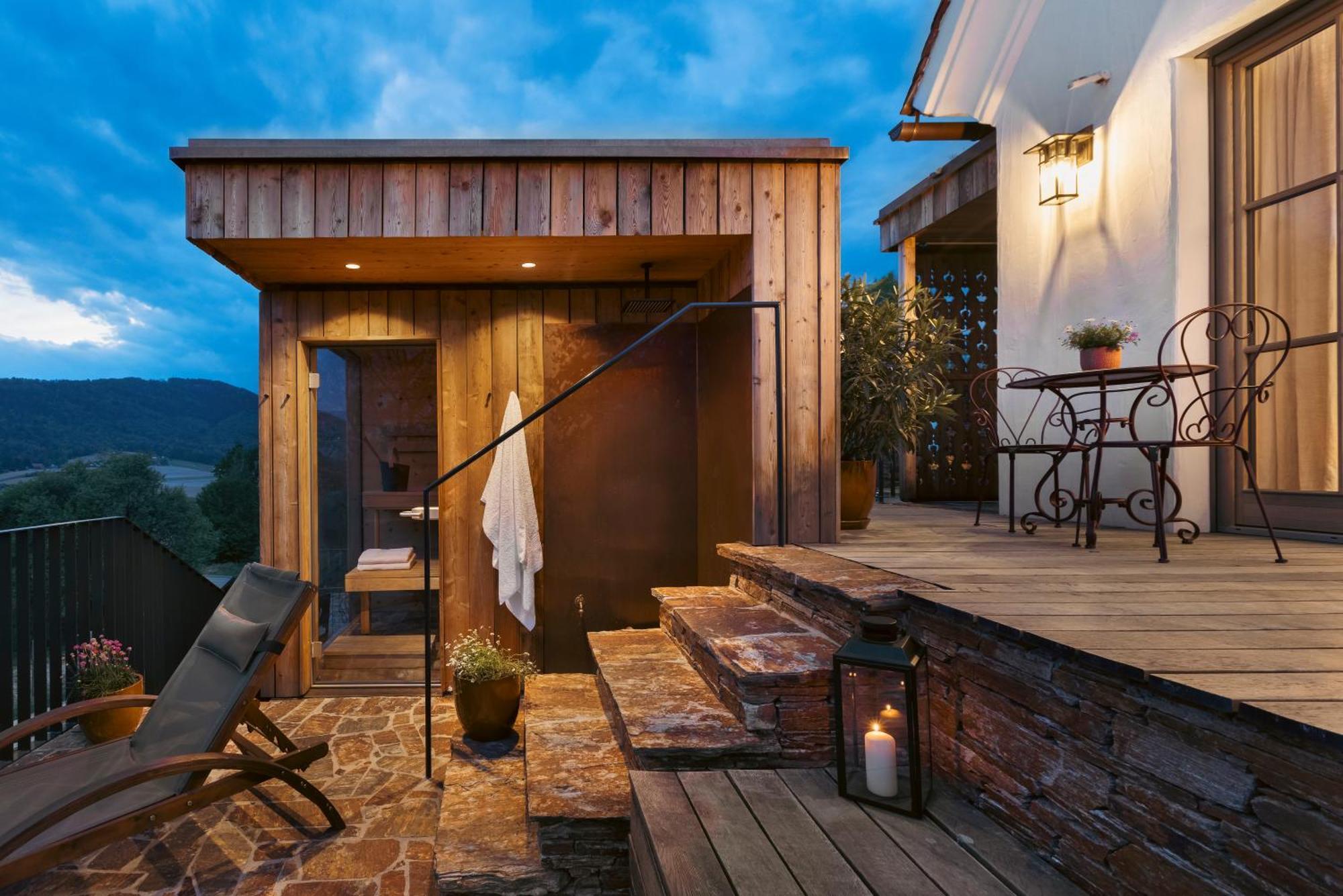 Am Wildbachberg - Luxus Ferienhaeuser Mit Infinitypool, Privatsauna Und Weinkeller Deutschlandsbergi járás Kültér fotó
